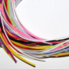 "Creadou" Flechtbänder, 80cm, 20 St./50 St., verschiedene Farben - Transparent, 20 Stück