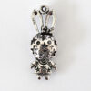 Anhänger Hase 42mm antiksilber