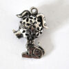 Anhänger Hund 32mm antiksilber