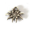 Anhänger Edelweiss 15mm antiksilber