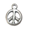 Anhänger Peace 16mm antiksilber
