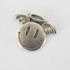 Anhänger Smile Engel 15mm antiksilber