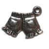 Anhänger Lederhose 15mm antiksilber