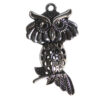 Anhänger Eule 50mm antiksilber