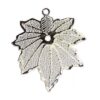 Anhänger Ahornblatt 40x45mm silberfarbig