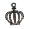 Anhänger Krone 18x13mm antiksilber