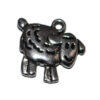 Anhänger Schaf 15x17mm antiksilber