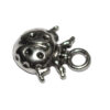 Anhänger Marienkäfer 11mm antiksilber