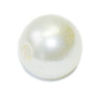 Wachsperlen, 8mm, 25 St./300 St., weiß oder perlmutt