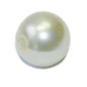 Wachsperlen, 4mm, 100 St./1200 St., weiß oder perlmutt