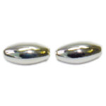 Wachsolive, 8x4mm, 150 St. in großer Dose, gold oder silber