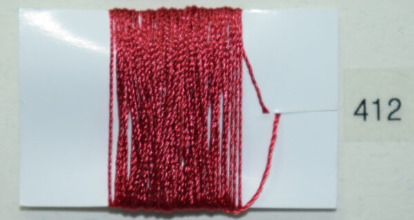 Häkelgarn Nylon 25 Gramm auf Spule, verschiedene Farben, Garn - rot
