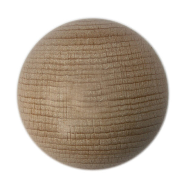 Holzperlen rund unlackiert, Rohholzkugeln mit Loch, verschiedene Größen (8mm/10mm/12mm)