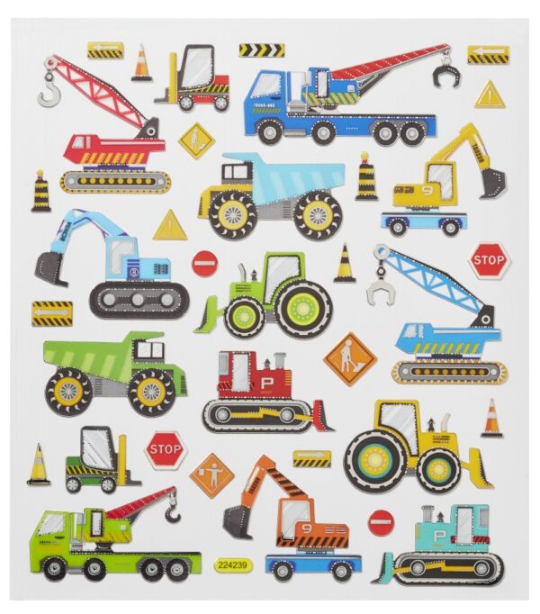 Baufahrzeuge Sticker