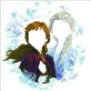 Diamond Dotz Disney Frozen II, "Sisters" Anna und Elsa, funkelndes Diamantbild zum Selbstgestalten, ca. 40 x 40 cm groß, Malen mit Diamanten