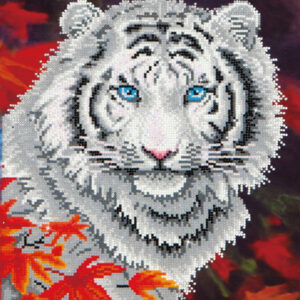 Diamond Dotz Motiv “Tiger”, funkelndes Diamantbild zum Selbstgestalten ca. 45,7 cm x 35,5 cm groß, Malen mit Diamanten