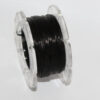 Gummifaden Stretch Magic, Durchmesser 0,8mm, Rolle mit 5m, Perlfaden zur Schmuckherstellung in verschiedenen Farben (transparent/schwarz)