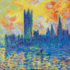 Diamond Dotz Motiv "London Parliament in Winter", funkelndes Diamantbild zum Selbstgestalten ca. 46 x 41 cm groß, Malen mit Diamanten