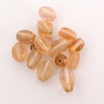 Glasperlen-Mischung glänzend – 250 Gramm im Beutel – Glas Perlen Mix 5-25mm – 9 unterschiedliche Farben